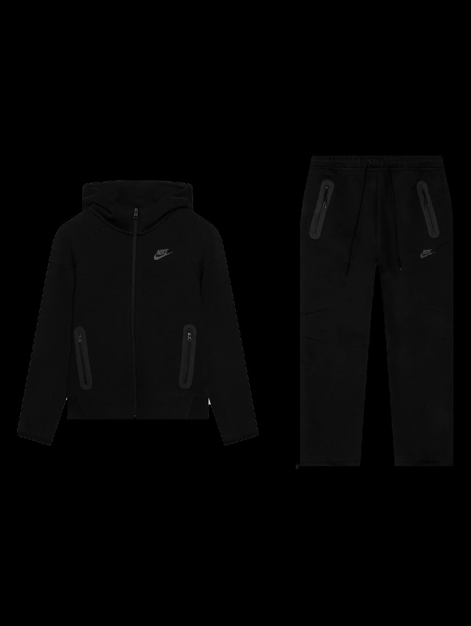 NIKE TECH BLACK BAGGY VERSION