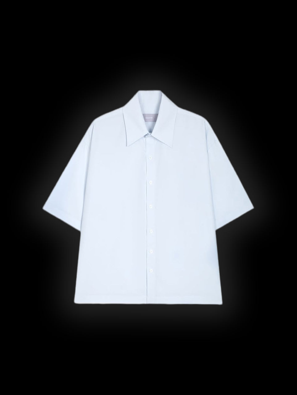 ORIGINAL CROPED BABY BLUE SHIRT