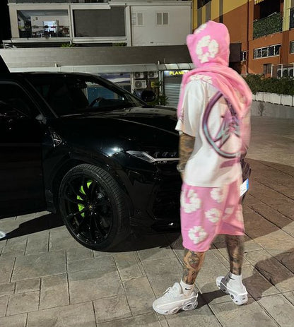 DENIM TEARS WHITE/PINK (PUFF PRINT 1:1 SUPER HIGH QUALITY)