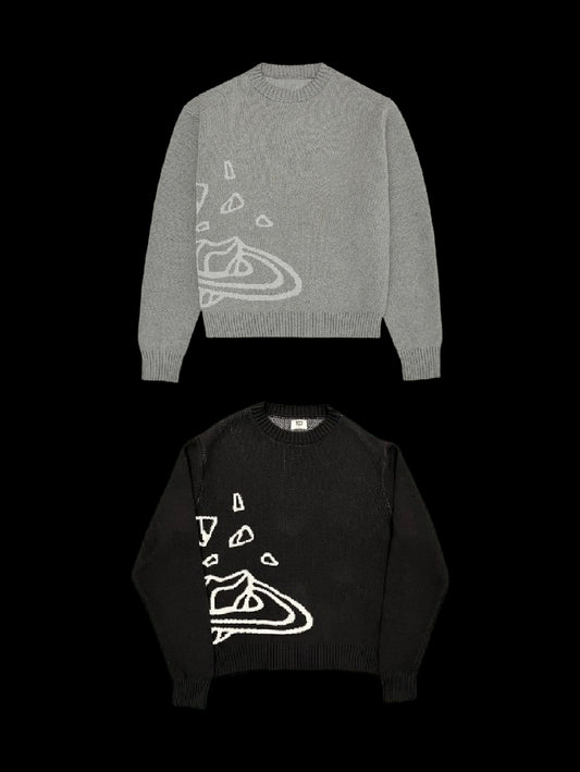 BROKEN PLANET KNIT SWEATER (2 COLORS)